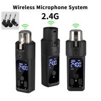 ราคา เครื่องรับส่งสัญญาณเอ็กซ์แอลอาร์ไร้สายมืออาชีพ2 4G ไมโครโฟนไร้สายระบบระยะ 100 ฟุตอะแดปเตอร์ไมโครโฟนไร้สายสําหรับไมโครโฟนแบบไดนามิก PA มิกเซอร์ (47152311643)
