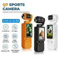 ราคา 2 5K Ultra HD Pocket Action Camera WiFi Sports Wearable Camera Travel Bicycle Driver Recorder 180 เลนส์หมุนได้สําหรับรถจักรยานยนต์และ วิดีโอบล็อก (41629874692)