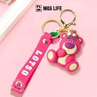 ราคา M G LIFE x Disney Toy Story Lotso Keychain Charm Cute Dolls Charm (51058545834)