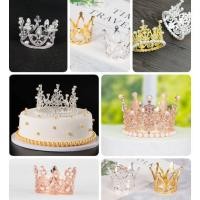 ราคา มงกุฏแต่งเค้ก มงกุฏเจ้าหญิง มงกุฎ อุปกรณ์แต่งเค้ก (22658116588)
