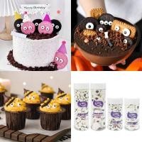 ราคา น้ำตาลแต่งเค้ก ลูกตาแต่งเค้ก ลูกตาสีขาวดำ 130กรัม (28185805110)