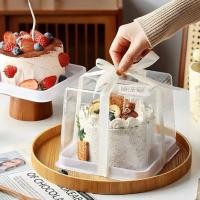 ราคา กล่องเค้ก ครึ่งปอนด์ กล่องเค้กฐานเหลี่ยม ฐานกลม 1 2ปอนด์ ฐานขาว ฝาใสกันฝ้า แพค25ใบ (42705226718)