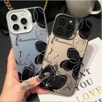 ราคา ดอกไม้สีดําสําหรับ OPPO Reno 15F 15 Pro 14F 14 13F 12F 11F 13 12 11 10 Pro 8T 7Z 5G Reno15F Reno13 Reno10 Hard PC ปลอก (51308596864)