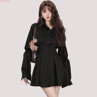 ราคา ชุดเดรสสีดำแขนยาวสำหรับงานทางการ ดีไซน์เหมาะสำหรับผู้หญิง (43179694884)