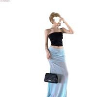 ราคา กระโปรงตาข่ายหางนางเงือกสีฟ้าเอวสูง ทรงกระชับและเซ็กซี่ (26144513872)