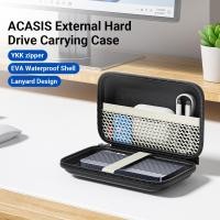ราคา Acasis ใหม่สีดํา สีฟ้าฮาร์ดไดรฟ์ภายนอก Protector กระเป๋า Enclosure Case กระเป๋าถือสําหรับ SSD Enclosure กระเป๋า (26414319714)