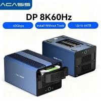 ราคา Acasis 40Gbps 4 Bay Hybrid HDD NVMe Enclosure 2 HDD 2 SSD รองรับ RAID (43577749092)