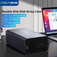 ราคา Acasis 3 5 นิ ้ ว Disk Array กล ่ อง RAID Array ตู ้ USB3 0 ถึง SATA 48TB ขยาย 2 5 3 5 นิ ้ ว HDD SSD Dual Disk Case ทํางานโดยไม ่ มีเสียงรบกวน (21673649191)