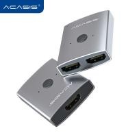 ราคา ฟรีสาย Hdmi Acasis สวิตช์ Hdmi 4K Bi Direction 2 0 Hdmi Switcher 4K 60Hz Hd 3D Visual Effects Hdmi Splitter 2 In 1 Out 1 In 2 Out Converter สําหรับ Ps4 Laptop Monitor (17529311727)