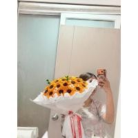 ราคา ช่อดอกไม้ทานตะวันลวดกำมะหยี่ (50205852355)