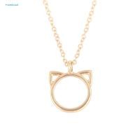 ราคา จี้หน้าอกแบบหูแมวน่ารักสำหรับเสื้อกันหนาวพร้อมสายโซ่และสร้อยคอมงคล (51258955844)