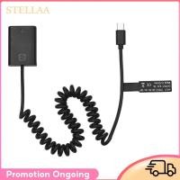 ราคา Stellaa Stellaa Andoer NP FW50 Dummy แบตเตอรี่ USB C Coupler อะแดปเตอร์ USB Type C ฤดูใบไม้ผลิเปลี่ยนสายไฟสำหรับ Sony Alpha A5000 A5100 A6000 A6300 A6400 A6500 A7II A7RII A7SII A7 A7S A7R RX10 II III 