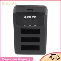 ราคา Stellaa USB Charger สำหรับ NP BX1 Protable Action กล้องแบตเตอรี่ 3 ช่องชาร์จอุปกรณ์เสริมสีดำ (55108972409)