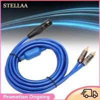 ราคา Stellaa EBTOOLS สะดวกสาย XLR ชายถึงคู่เสียง Plug and Play ง่ายสำหรับเครื่องผสมเอฟเฟกต์ลำโพงในบ้าน (54908969437)