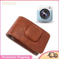 ราคา stellaa Vikye กระเป๋าถือสำหรับ Fujifilm Instax Mini LiPlay กล้องอินสแตนท์พรีเมี่ยมหนัง PU กระเป๋าแบบพกพาพร้อมสายปรับได้แบบถอดได้ปิดแม่เหล็กกระเป๋าป้องกัน สีน้ำตาล (53558322945)