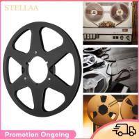 ราคา Stellaa 1 4 Empty Take Up Reel ติดตั้งง่ายบันทึกอลูมิเนียม 6 รู Reel to Reel Cassette Player สีดำ (52908954140)