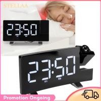 ราคา Stellaa EBTOOLS นาฬิกาปลุกดิจิตอล 180 องศาบนผนังเพดานขนาดใหญ่ 7 3in จอแสดงผล LED USB ขับเคลื่อนสำหรับห้องนอน Heavy Sleeper เด็กผู้สูงอายุ ตัวอักษรสีขาว (52606502501)