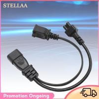 ราคา Stellaa IEC320 C14 To C5 NEMA 1 15Rสายไฟเสริมการออกแบบคอมพิวเตอร์อะแดปเตอร์Professional 2pcsสำหรับแล็ปท็อปลำโพงเครื่องพิมพ์ (51458956899)