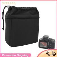 ราคา stellaa Fydun กระเป๋าใส่กล้องกระเป๋าถือเลนส์ DSLR กันกระแทกเบาะด้วยวัสดุไนลอน สีดำ (49358356083)