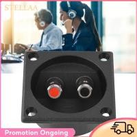 ราคา Stellaa Stellaa รอบกล่องลำโพง Terminal ซับวูฟเฟอร์ถ้วย Silver Push สปริงโหลดแจ็ค Double Binding โพสต์แผ่นเปลี่ยนสำหรับ DIY สีดำ (46958935050)