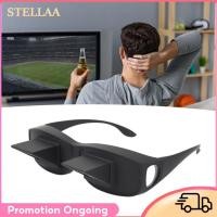 ราคา Stellaa Stellaa 90 องศากระจกแนวนอน Prism LazyGlasses คอผ่อนคลายสำหรับนอนอ่านหนังสือดูทีวีรองรับแว่นตาตามใบสั่งแพทย์ (46708995075)