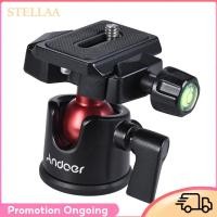 ราคา Stellaa Andoer MINI BALL HEAD Ballhead ขาตั้งสามขาแบบตั้งโต๊ะอะแดปเตอร์การถ่ายภาพพาโนรามาพร้อมแผ่นปลดเร็วสำหรับกล้อง DSLR Mirrorless กล้องวีดีโอ (46558009082)