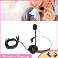 ราคา Stellaa LICAEVEY 3 5 มม หูฟัง Plug and Play PC ชุดหูฟังโมโนแบบมีสายหูเดี่ยว 3 ส่วนไมโครโฟนตัดเสียงรบกวนโทรศัพท์พื้นฐาน VOIP (45956513892)