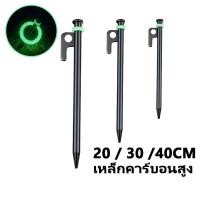 ราคา สมอบกเหล็กหล่อ สมอบกเต็นท์ วงแหวนเรืองแสง 20 30 40 CM เหล็กคาร์บอนสูง (56457304867)