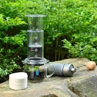 ราคา เครื่องชงกาแฟแบบกด AeroPress Go พกพาง่าย ชงได้ทั้งอเมริกัน เอสเปรสโซ กาแฟเย็น ชุดครบอุปกรณ์ คาเฟ่ส่วนตัว (53003545303)