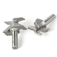 ราคา จัดส่งในพื้นที่ ร10 18 30 1 4 และ 1 2 Shank Woodworking Router Bit Tongue and Groove Router Bit Carbide Tip V Bit (51806971222)