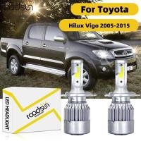 ราคา Fit สําหรับ Toyota Hilux Vigo 2005 2015 ไฟหน้ารถหลอดไฟ 800 ความสว่าง Hi Lo Beam 6000K Plug N Play Canbus กันน้ํา (29588490080)