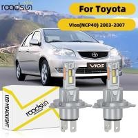 ราคา Fit สําหรับ Toyota Vios NCP40 2003 2007 ไฟหน้ารถหลอดไฟ 6000K 800 ความสว่าง Hi Lo Beam 100W 20000LM Plug N Play Canbus ไม่มีข้อผิดพลาด (43656358472)