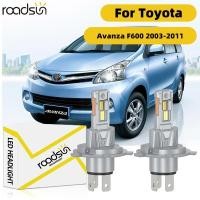 ราคา Fit สําหรับ Toyota Avanza F600 2003 2011 ไฟหน้ารถหลอดไฟ 6000K 800 ความสว่าง Hi Lo Beam 100W 20000LM Plug N Play Canbus ไม่มีข้อผิดพลาด (42306374747)