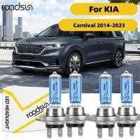 ราคา Fit สําหรับ KIA Carnival 2014 2023 ไฟหน้ารถหลอดไฟ Super White ฮาโลเจน 800 ความสว่าง High Beam Low Beam 100W 6000K 20000LM Plug N Play Canbus ไม่มีข้อผิดพลาด (41153416424)