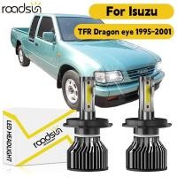 ราคา 1 คู่ไฟหน้ารถหลอดไฟ Fit สําหรับ Isuzu TFR Dragon Eye 1995 2001 6000K 45000LM 800 ความสว่างพัดลม 200W Plug N Play Canbus (40809276675)