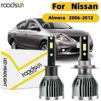 ราคา Fit สําหรับ Nissan Almera 2006 2012 ไฟหน้ารถหลอดไฟ 6000K 800 ความสว่าง High Beam Low Beam 150W 30000LM Plug N Play Canbus ไม่มีข้อผิดพลาด (58007107504)