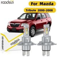 ราคา Fit สําหรับ Mazda Tribute 2000 2008 ไฟหน้ารถหลอดไฟ Super White ฮาโลเจน 800 ความสว่าง High Beam Low Beam 100W 6000K 20000LM Plug N Play Canbus ไม่มีข้อผิดพลาด (55856469690)