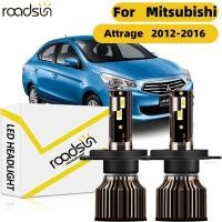 ราคา Fit สําหรับ Mitsubishi Attrage 2012 2016 ไฟหน้ารถหลอดไฟ 120W 6000K 400 ความสว่าง High Beam Low Beam 24000LM Plug N Play Canbus ไม่มีข้อผิดพลาด (54457779288)
