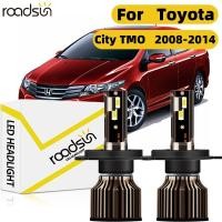 ราคา Fit สําหรับ Honda City TMO 2008 2014 ไฟหน้ารถหลอดไฟ 6000K 400 ความสว่าง Hi Lo Beam 120W 24000LM Plug N Play Canbus ไม่มีข้อผิดพลาด (52557784047)