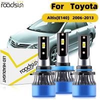ราคา Fit สําหรับ Toyota Altis E140 2006 2013 ไฟหน้ารถหลอดไฟ 6000K 800 ความสว่าง 110W 15000LM Plug N Play Canbus ไม่มีข้อผิดพลาด (47256982761)
