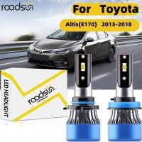 ราคา Fit สําหรับ Toyota Altis E170 2013 2018 ไฟหน้ารถหลอดไฟ 6000K 800 ความสว่าง 110W 15000LM Plug N Play Canbus ไม่มีข้อผิดพลาด (47256982706)