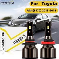 ราคา Fit สําหรับ Toyota Altis E170 2013 2018 ไฟหน้ารถหลอดไฟ 6000K 400 ความสว่าง 120W 24000LM Plug N Play Canbus ไม่มีข้อผิดพลาด (47057637793)