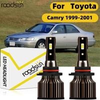 ราคา Fit สําหรับ Toyota Camry 1999 2001 ไฟหน้ารถหลอดไฟ 6000K 400 ความสว่าง 120W 24000LM Plug N Play Canbus ไม่มีข้อผิดพลาด (42479470584)