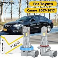 ราคา Fit สําหรับ Toyota Camry 2007 2017 ไฟหน้ารถหลอดไฟ 6000K 800 ความสว่าง Hi Lo Beam 100W 20000LM Plug N Play Canbus ไม่มีข้อผิดพลาด (47952996513)