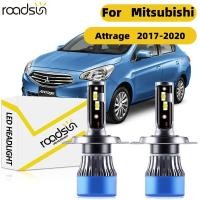 ราคา Fit สําหรับ Mitsubishi Attrage ไฟเดี่ยว 2017 2020 ไฟหน้ารถหลอดไฟ 110W 6000K 800 ความสว่าง High Beam Low Beam 15000LM Plug N Play Canbus ไม่มีข้อผิดพลาด (43329082849)