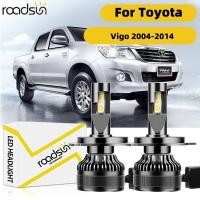 ราคา Fit สําหรับ Toyota Hilux Vigo 7th Gen 2004 2014 ไฟหน้ารถหลอดไฟ 6000K 45000LM 800 ความสว่าง CSP 3570 ชิป 200W Plug N Play Canbus (40558963014)