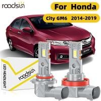 ราคา Fit สําหรับ Honda City GM6 2014 2019 ไฟหน้ารถหลอดไฟ 100W 6000K 800 ความสว่าง High Beam Low Beam 20000LM Plug N Play Canbus ไม่มีข้อผิดพลาด (44654203774)