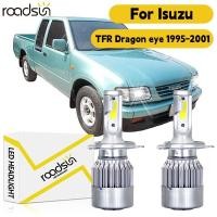 ราคา 1 คู่ไฟหน้ารถหลอดไฟ Fit สําหรับ Isuzu TFR Dragon Eye 1995 2001 6000K 45000LM 800 ความสว่างพัดลม 200W Plug N Play Canbus (40859269637)