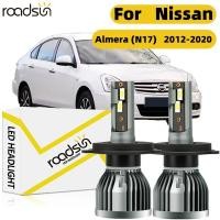 ราคา Fit สําหรับ Nissan Almera N17 2012 2020 ไฟหน้ารถหลอดไฟ 6000K 800 ความสว่าง High Beam Low Beam 150W 30000LM Plug N Play Canbus ไม่มีข้อผิดพลาด (57057110490)