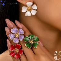 ราคา ต่างหูแฮนด์เมดแบบโบฮีMIAN ลายดอกไม้ จากเปลือกหอย สไตล์วินเทจ ใส่ได้ทุกวัน (52208676467)